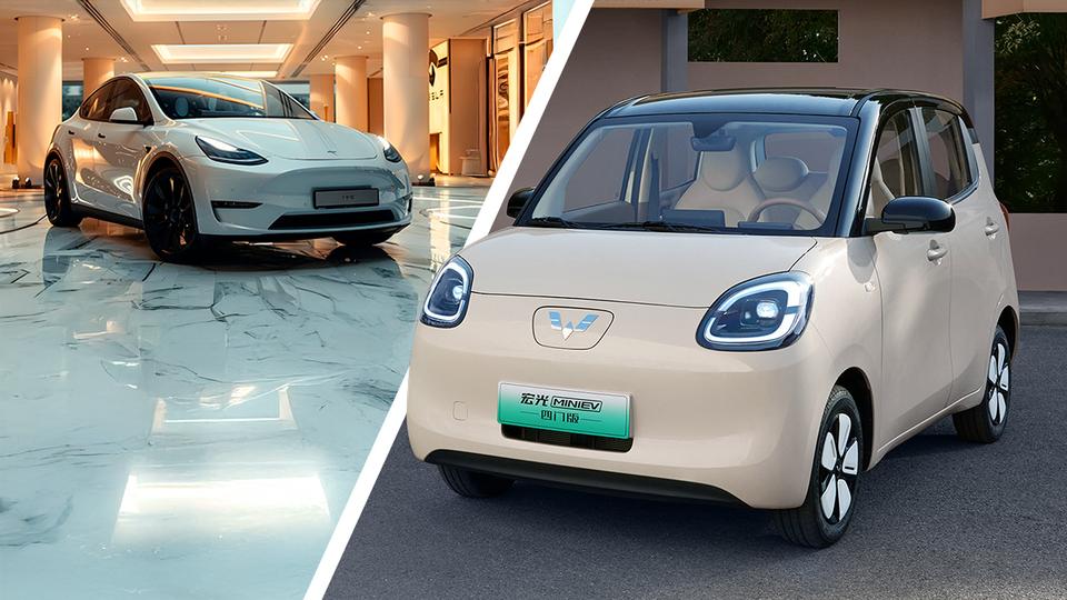 Крошечный Wuling Mini EV обогнал Tesla Model Y в мировых продажах