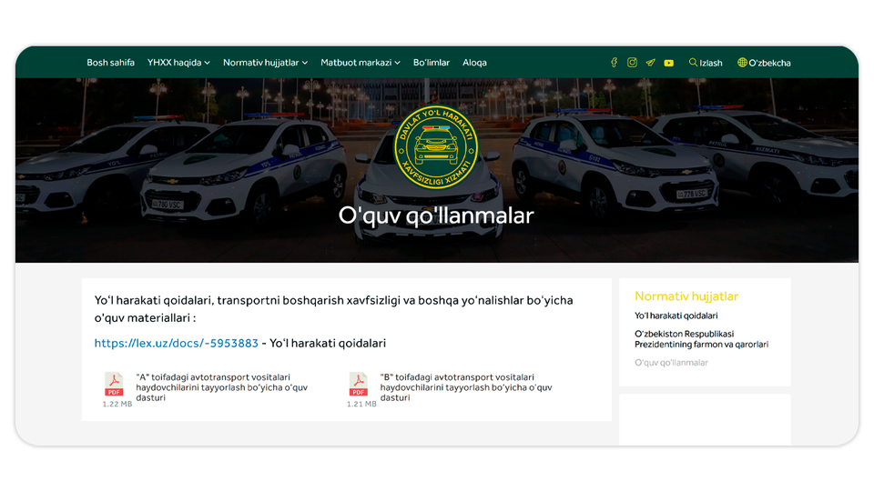 O‘zbekistonda haydovchilik guvohnomasini olish uchun imtihonga mustaqil ravishda tayyorgarlik ko‘rish mumkin