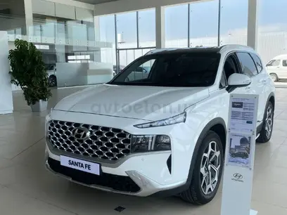 Белый Hyundai Santa Fe 2022 года, КПП Автомат, в Самарканд за ~33 615 y.e. id5169970